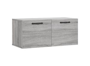 8720845949150 - Bonnevie - Wandschrank Badschrank Grau Sonoma 80x365x35 cm Holzwerkstoff vidaXL