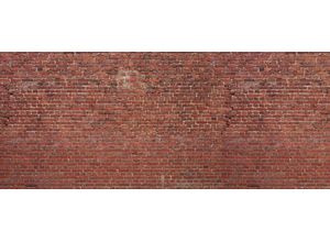 4059432089493 - Fototapete Red Brick rosa (kupferfarben rot) B6m L25m Vlies Tapeten Vlies Wand Schräge