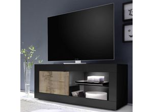 8024963427539 - - Kleiner TV-Schrank 1 Tür ohne Beleuchtung Initial - L140 cm