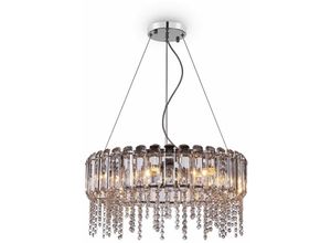 4251110028088 - Maytoni Lighting - Maytoni Hail Neoklassizistische Pendel-Deckenleuchte Chrom