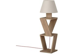 8681875276817 - Lampe mit Aufbewahrung 3 Regale H85 cm - Kozena - Holz - Calicosy