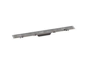 4059625350614 - RainDrain Rock Fertigset Duschrinne 700mm kürzbar und befliesbar 56030000 - 56030000 - Hansgrohe