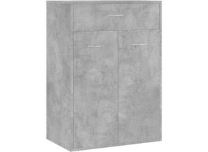 8719883816708 - Bonnevie - Schuhschrank Betongrau 60x35x84 cm Holzwerkstoff vidaXL73753