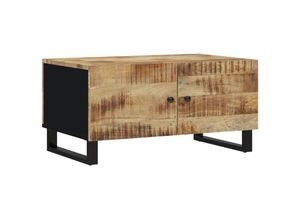 8720845578558 - Bonnevie - Couchtische Kaffeetisch 80x50x40 cm Massivholz Mango & Holzwerkstoff vidaXL