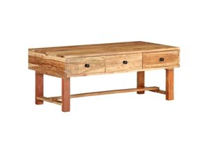 8720286201329 - Bonnevie - Couchtische Kaffeetisch 100x50x40 cm Massivholz Akazie vidaXL