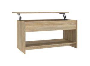 8720286970973 - Bonnevie - Couchtische Kaffeetisch Sonoma-Eiche 102x50x525 cm Holzwerkstoff vidaXL