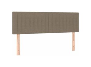 8720287150909 - Vidaxl - Kopfteile 2 Stk Taupe 72x5x78 88 cm Stoff