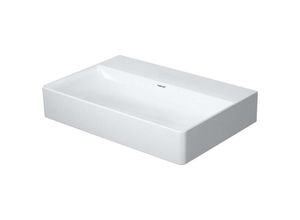 4053424504322 - DuraSquare - Waschtisch Compact 60x40 cm DuraCeram mit WonderGliss Alpinweiß 23566000701 - Duravit