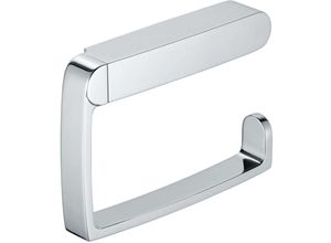 4017214217854 - Toilettenpapierhalter aus Metall hochglanz-verchromt offene Form WC-Rollenhalter für Badezimmer und Gäste-WC Elegance - Silber - Keuco