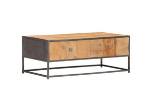 8719883810553 - Bonnevie - Couchtische Kaffeetisch 90x50x35 cm Altholz Massiv vidaXL