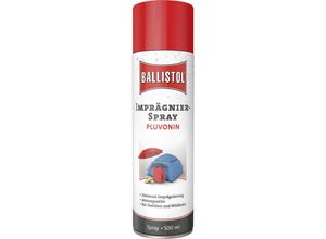 4017777250107 - 25010 Imprägnierspray Pluvonin für Natur- Kunstfasern Leder 500 ml - Ballistol