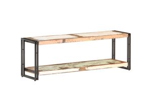 8720286069813 - Bonnevie - TV-SchrankTV-Möbel 120x30x40 cm Altholz Massiv vidaXL