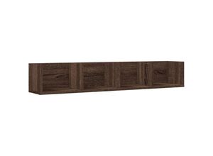 8721012493575 - Wandschrank Braun Eichen-Optik 99x18x165 cm Holzwerkstoff Vidaxl Braun