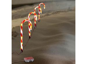 4034127765005 - 4tlg led Leuchtstab-Set Zuckerstange 32 led H44cm inkl Erdspieß Batteriebetrieb Außenbeleuchtung Lichterkette LED-Lichter Außendekoration 4034127765005 - 4tlg led Leuchtstab-Set Zuckerstange 32 led H44cm inkl Erdspieß Batteriebetrieb Außenbeleuchtung Lichterkette LED-Lichter Außendekoration