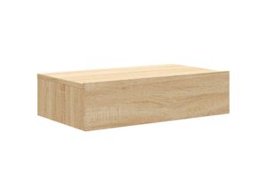 8721012262010 - Bonnevie - TV-Schrank mit LED-Leuchten Sonoma-Eiche 60x35x155 cm vidaXL291732