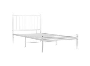 8720286196977 - Bonnevie - Bett Weiß Metall 100x200 cm vidaXL567524