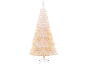 8720287021070 - Vidaxl - Künstlicher Weihnachtsbaum Schillernde Spitzen Weiß 240 cm pvc