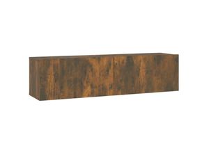 8720286931646 - Bonnevie - TV-Wandschrank TV-Schrank Räuchereiche 120x30x30 cm Holzwerkstoff vidaXL