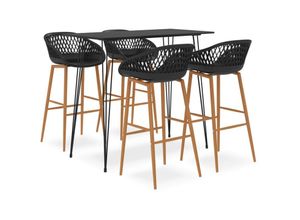 8720286172216 - Bonnevie - 5-tlg Bar-Set Schwarz vidaXL111899