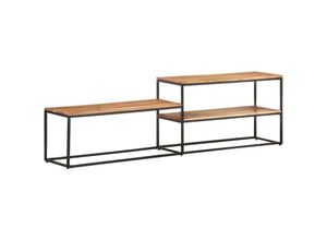 8720286105146 - Bonnevie - TV-SchrankTV-Möbel 180x30x50 cm Akazie Massivholz vidaXL