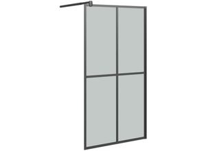 8720286933367 - Bonnevie - Duschwand für Walk-in Dusche 100x195cm Dunkles Sicherheitsglas vidaXL600408