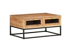 8720286066591 - Bonnevie - Couchtische Kaffeetisch 90x60x40 cm Massivholz Akazie vidaXL