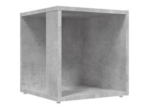 8720286649688 - Bonnevie - BeistelltischKaffeetisch Betongrau 33x33x345 cm Holzwerkstoff vidaXL