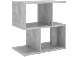 8720286558782 - Bonnevie - NachttischBeistelltisch Betongrau 50x30x515 cm Holzwerkstoff vidaXL