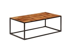 8718475619475 - Bonnevie - Couchtische Kaffeetisch 110 x 60 x 40 cm Massivholz Akazie und Stahl vidaXL