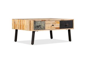 8718475577423 - Bonnevie - Couchtische Kaffeetisch Recyceltes Massivholz Teak 90 x 65 x 40 cm vidaXL