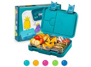 4260543581350 - Schmatzfatz junior Lunchbox 6 Fächer 213 x 15 x 45 cm (BxHxT) - Klarstein