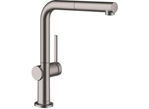 4059625405017 - Talis M54 Einhebel-Küchenmischer 270 Ausziehauslauf 1jet Farbe Brushed Black Chrome - 72808340 - Hansgrohe