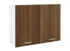 8720286954836 - Vidaxl - Hängeschrank Braun Eichen-Optik 80x31x60 cm Holzwerkstoff Braun