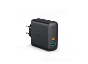 4260397846605 - AUKEY PA-D3 USB-C Ladegerät mit Dynamic Detect & GaNFast Tech USB-Ladegerät mit 60W Power Delivery kompatibel mit MacBook iPhone XS   XS Max   XR Samsung Galaxy S10   Note9 Google Pixel 3   3XL Nintendo Switch und mehr