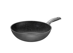 4020728195266 - Wok STONELINE Pfannen Gr Ø 30 cm + Höhe 95 cm grau (anthrazit) Wok Woks Pfanne Ø 30 cm STONELINE- Keramikbeschichtung Induktion