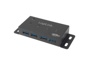 4052792000948 - LOGILINK UA0149 - USB 30 Hub 4-Port mit Netzteil Metall