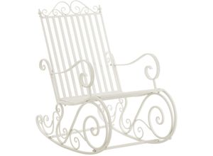 4251152682484 - Eisen-Schaukelstuhl SMILLA im Landhausstil I Schwingstuhl mit hoher Rückenlehne I In verschiedenen Farben erhältlich