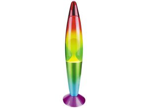 5998250370118 - 7011 Tischleuchte Lavalampe Lollipop Rainbow aus Metall Glas mehrfarbig Ø11cm H42cm mit eingebautem Schalter - Rabalux