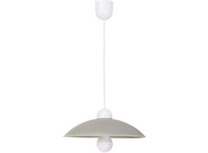 5998250314082 - 1408 Pendelleuchte Cupola range aus Kunststoff Glas grau Ø325cm H90cm - Rabalux