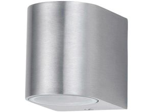 5998250380209 - 8020 Außenleuchte Wandleuchte Chile Downlight aus Metall Glas gebürstet aluminium L94cm B65cm H8cm IP44 - Rabalux