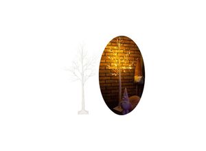 5907719426440 - Springos - Leuchtender Baum 120 cm LED-Birke Weihnachtsdekoration