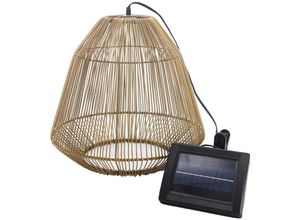 3666162002770 - lumisky LED-Solarleuchte Maya in Hellbraun - (H)39 x Ø 41 cm