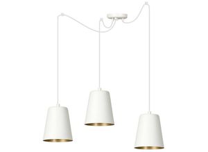 5901738892392 - Emibig Lighting - Emibig link Weiß Gold Cluster-Pendel-Deckenleuchte 3x E27 5901738892392 - Emibig Lighting - Emibig link Weiß Gold Cluster-Pendel-Deckenleuchte 3x E27