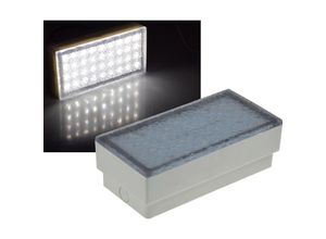 4250416322531 - - led Pflasterstein Stein Einbauleuchte 20x10x7cm 230V IP67 Befahrbar 10kN Wasserdicht IP67 230V 3Watt 180Lumen Weiß