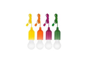 3700421915415 - 4 Lampen FARBEN PULL AND LIGHT HANDYLUX - VENTEO - LED-Pendelleuchte - Batterien - Kabelschalter