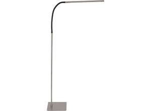 8712746146974 - Sienna Serpent Integrierte LED-Stehlampe aus gebürstetem Stahl