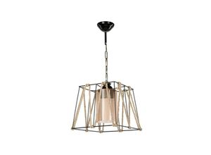 8059916742384 - Webmarketpoint - Hängeleuchter aus schwarzem Metall und Seil 25x h55 cm 8059916742384 - Webmarketpoint - Hängeleuchter aus schwarzem Metall und Seil 25x h55 cm