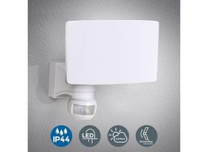 4057722004379 - Led Außenleuchte Wand-Leuchte Bewegungsmelder 20W Hausbeleuchtung Sensor IP44 weiss - Bklicht