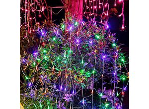 0962062076471 - Tolletour - led Lichternetz Außen und Innen mit 8 Leuchtmodi Lichterkette Netz IP44 Wasserdicht für Weihnachten Halloween Garten Hochzeitsfeier rgb