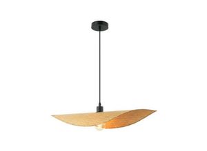 5213010014386 - Larissa Lighting - Xeros Dome Pendelleuchte E27 Max 40W Bamboo Natrual